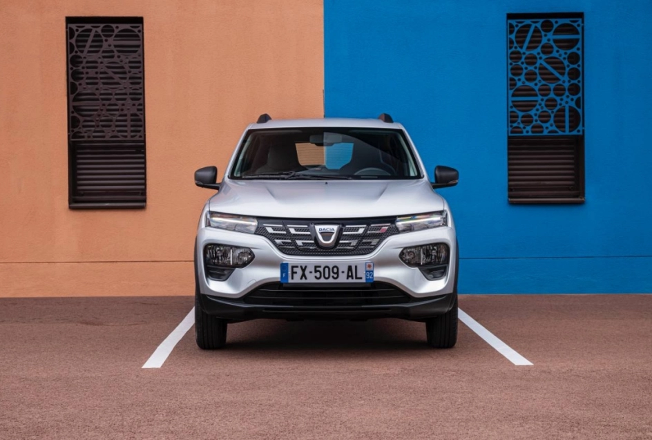 Voiture électrique Dacia Spring électrique 27,4 kWh Confort vue de face avant