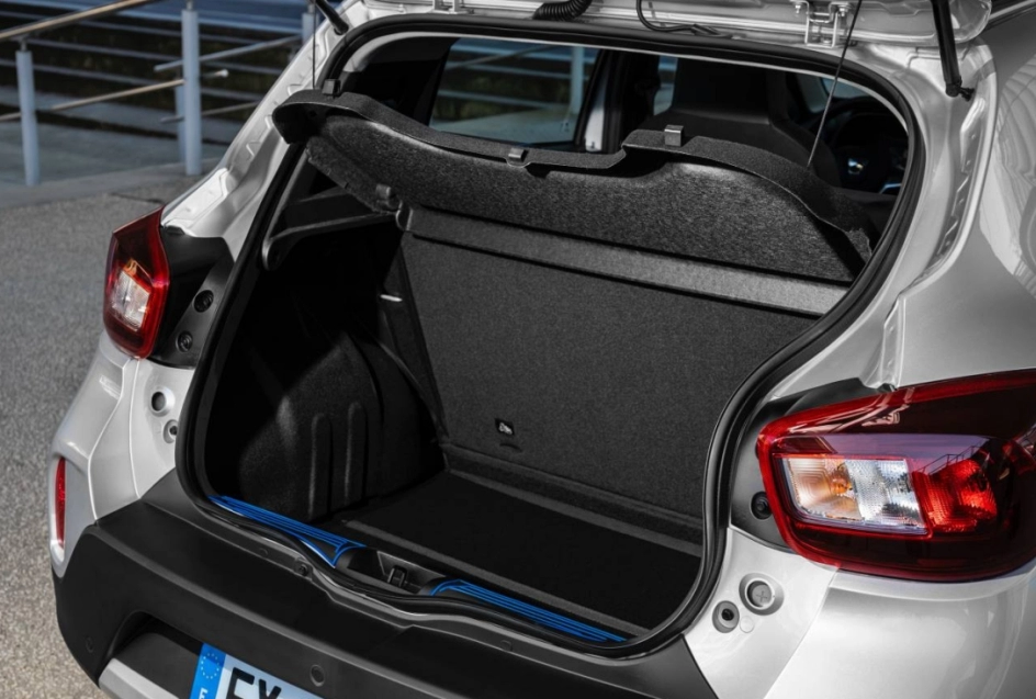 Voiture électrique Dacia Spring électrique 27,4 kWh Confort vue du coffre arrière