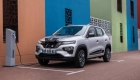 Vignette Voiture électrique Dacia Spring électrique 27,4 kWh Confort  vue de trois quart face avant