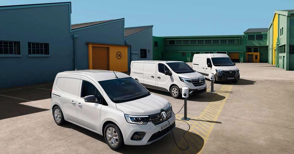 La gamme 100% électrique des véhicules utilitaires Renault