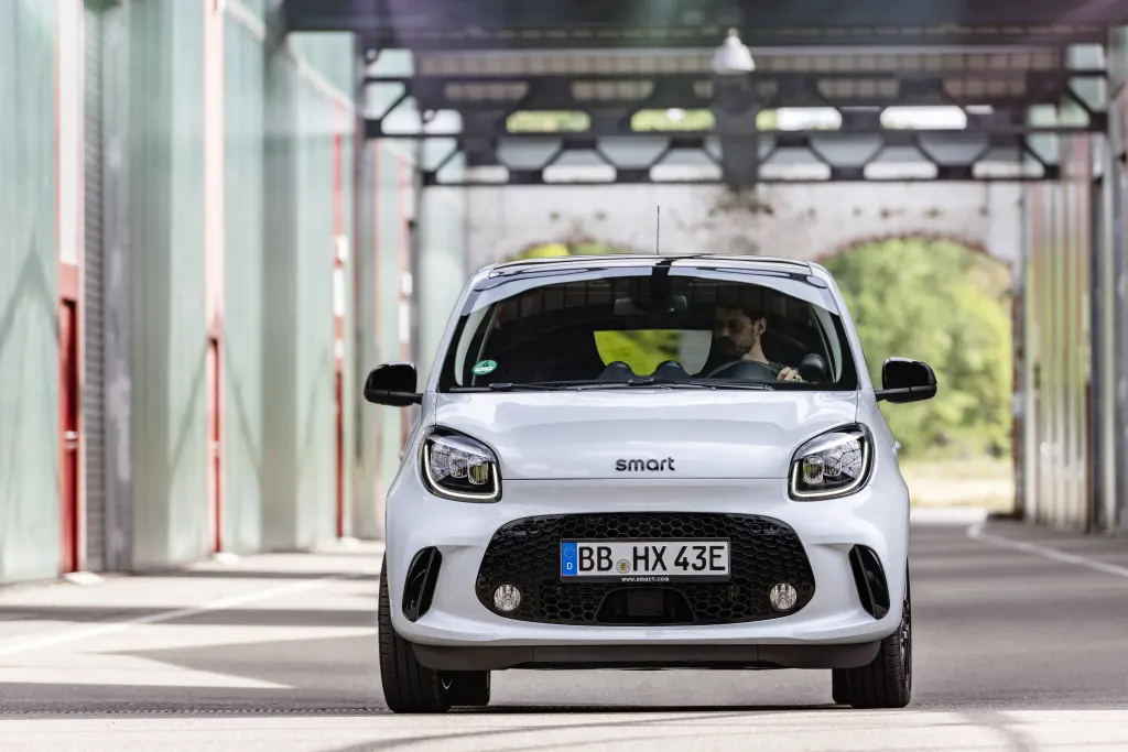 Face avant de la Smart EQ Fortwo